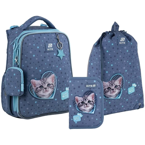 Набор Kite рюкзак + пенал + сумка для обуви 531 Studio Pets (SET_SP25-531M)