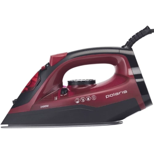 Утюг Polaris PIR 2478K Black/Red: Подключение проводное (1.7 м)