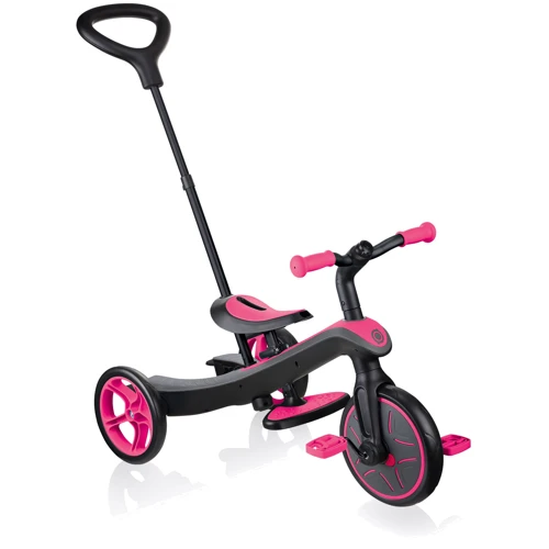 Велосипед Globber Explorer Trike 4в1 розовый (632-110-3): Рекомендуемый возраст от 1 года