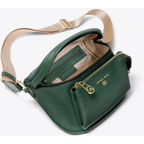 Женская поясная сумка Michael Kors Slater MD Sling Pack MSGR зеленая (30T0G04M6L309): Пол Женский