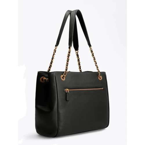 Женская сумка тоут Guess Bling Girlfriend Tote черная (HWVB7984230-BLA): Застежка Магнитная