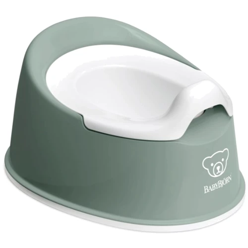 Горщик BabyBjorn Smart Potty темно-зелений / білий