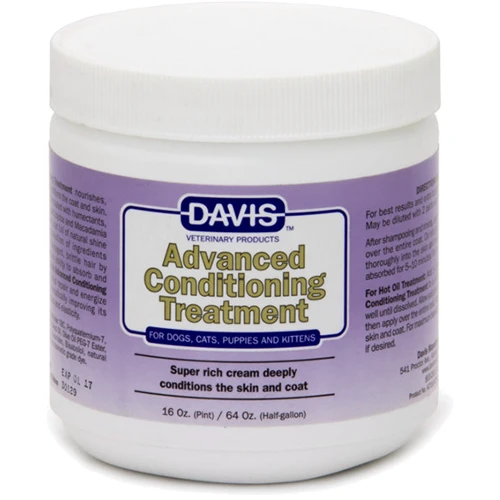 Кондиционер для собак и котов Davis Advanced Conditioning Treatment с маслом макадамии жожоба и оливковым 0.454 л