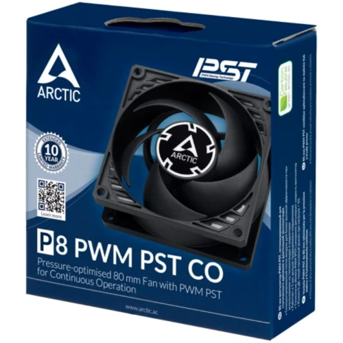 Кулер Arctic P8 PWM PST CO (Black) (ACFAN00151A): Тип підшипника шариковый