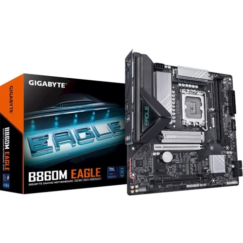 GIGABYTE B860M EAGLE: Оперативна пам'ять 2xDDR5 9066 МГц, до 128 ГБ