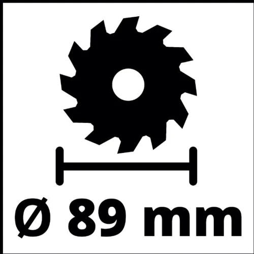 Дискова пила Einhell TC-CS 89 (4331030): Потужність, Вт 600 Вт