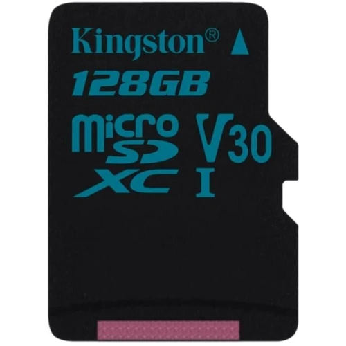 Карта памяти Kingston 128GB microSDXC Class 10 UHS-I U3 V30 + adapter (SDCG2/128GB): Тип карты MicroSDXC