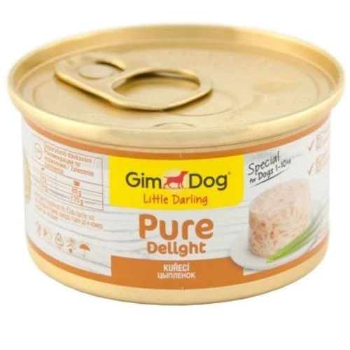 Вологий корм GimDog LD Pure Delight для собак з курчам 85 g (4002064513003)