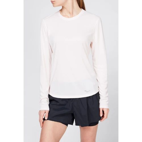 Спортивный лонгслив Saucony Stopwatch Long Sleeve (800272-BP) 46 розовый
