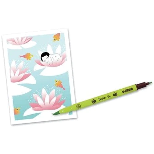 Художественный комплект Djeco рисование кистями Нимфея (DJ08644): Производитель Djeco