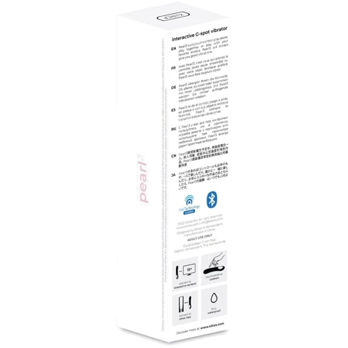 Интерактивный вибростимулятор точки G Kiiroo Pearl 3 Pink