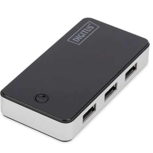 Адаптер Digitus Adapter USB to 4хUSB Black (DA-70231)