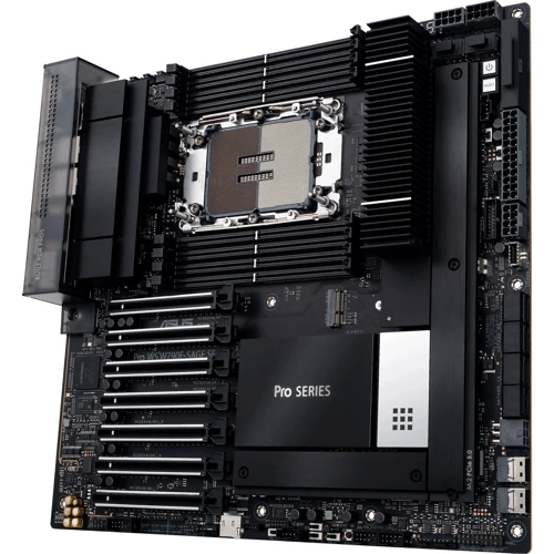 ASUS PRO WS W790E-SAGE SE: Дополнительно Радиатор на VRM