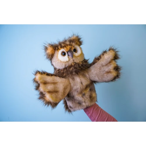 М'яка іграшка Hansa Сова, серія Puppet: Розмір, см 34