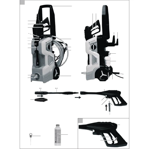 Мойка высокого давления Parkside PHD 135 A1: Максимальное давление (бар) 135