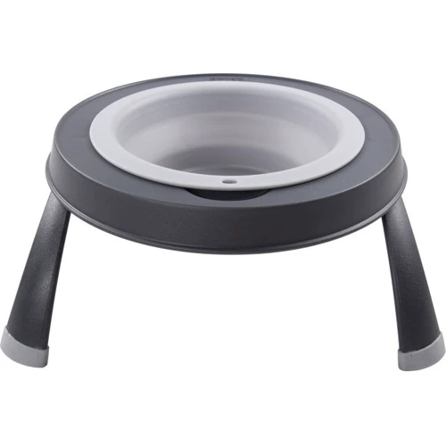 Миска одинарная Dexas Single Elevated Feeder-LG на складной подставке маленькая 360 мл светло-серая (PW130432429)