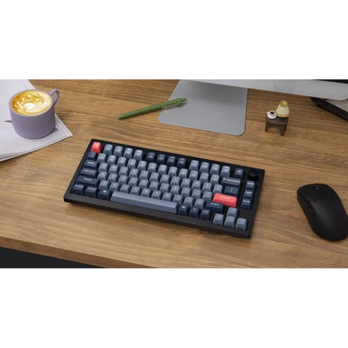 Клавиатура Keychron V1 Max 84 Key RGB Hot-Swap Gateron Jupiter Banana Knob Carbon Black (V1MD4_KEYCHRON) фото 9