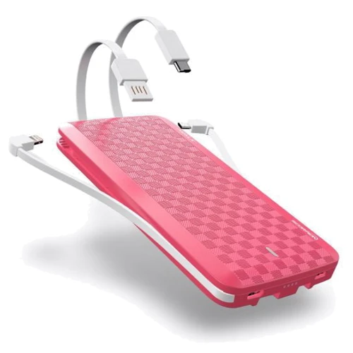 Внешний аккумулятор iWALK Power Bank Scorpion 12000mAh Lightning/microUSB/USB-C Red