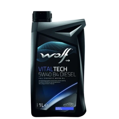 Моторное масло WOLF VITALTECH 5W40 B4 DIESEL 1Lx12