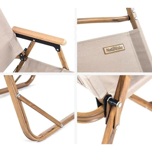 Крісло складане Naturehike MW02 NH19Y002-D 600D Oxford алюміній чорний: Матеріал каркаса алюминиевый сплав