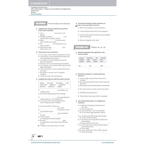 Prepare! Updated 2nd Edition 4: Workbook with Digital Pack: Обкладинка Мягкая