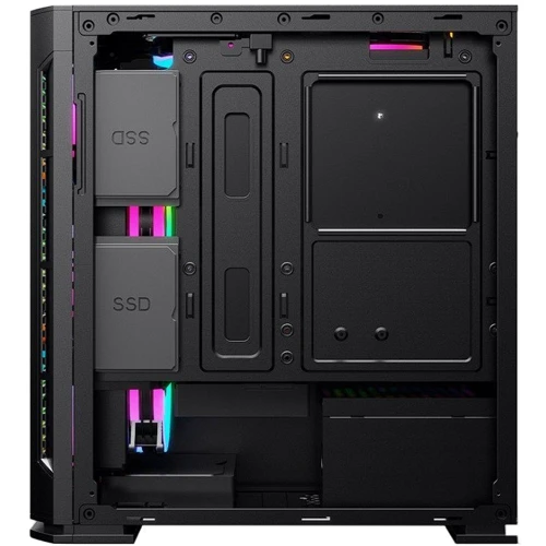 Корпус 2E Calleo GB700W (2E-GB700W): Матеріал передній панелі пластик і сталь