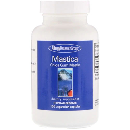 Allergy Research Group Mastica Chios Gum Mastic 120 Veggie Caps (ALG-73660): Тип Мастика