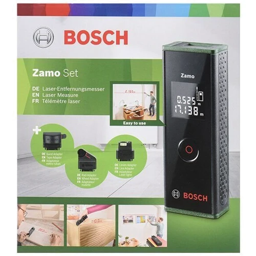 Лазерний далекомір Bosch Zamo Set (0603672701) + 3 адаптера фото 7