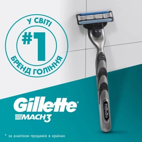 Gillette Mach3 Сменные касеты для бритья 12 шт фото 7