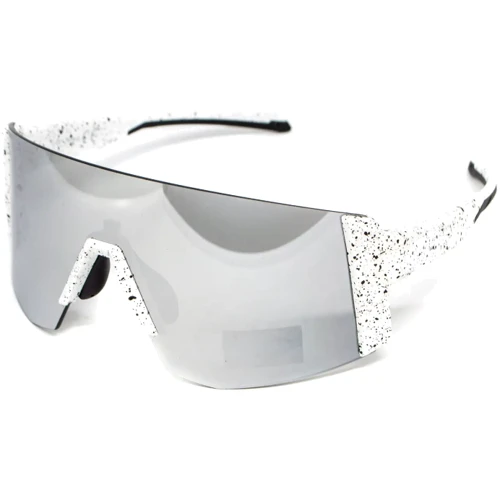Спортивні окуляри Окуляри захисні відкриті Global Vision Astro White (G-Tech™ silver), дзеркальні сірі у білій оправі (з можливістю встановлення діоптричної вставки) (GV-ASTRW-SM)