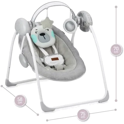 Детские качели MoMi Liss Bear Turquoise (BULE00015) фото 5