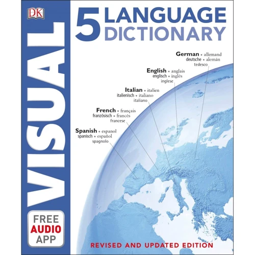 5 Language Visual Dictionary English-German-French-Spanish-Italian