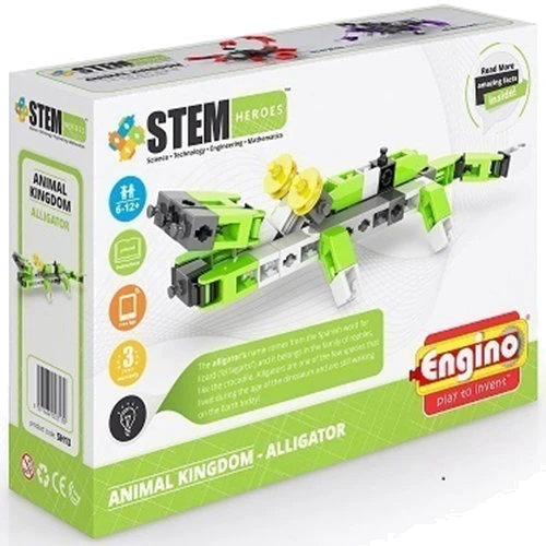 Конструктор Engino Stem Heroes Царство животных: Аллигатор (SH13)