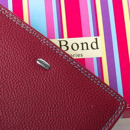 Женский кошелек Dr. Bond Rainbow бордовый (WRN-2 bordo): Пол Женский