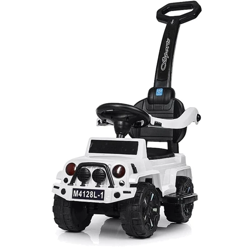 Машинка 2в1 каталка-толокар Bambi белый (M 4128L-1): Производитель Bambi