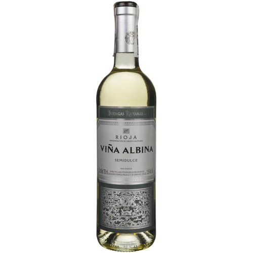 Вино Vina Albina Semidulce біле напівсолодке 0.75 л (FSH_8410030357500)
