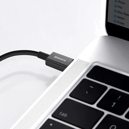 Кабель Baseus Cable USB-C to Lightning Superior Fast Charging 1m PD 20W 1m Black (CATLYS-A01) фото 3