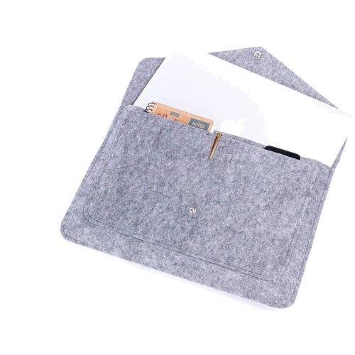 Gmakin Cover Envelope Felt Light Grey (GM07-15) for MacBook Pro 15/Pro 16 фото 6