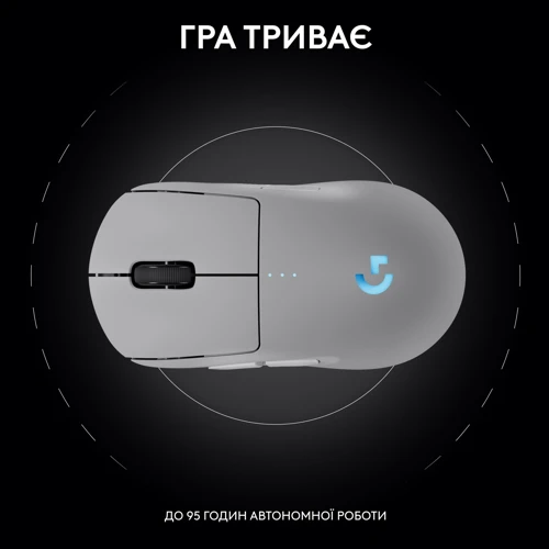 Мышь Logitech PRO 2 Lightspeed White (910-007302) фото 9