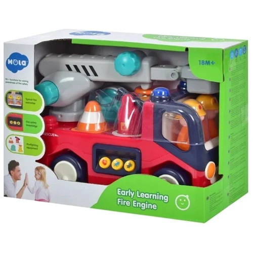Дитяча пожежна машинка Hola Toys зі світлом та звуком (E9998-HL): Виробник HOLA