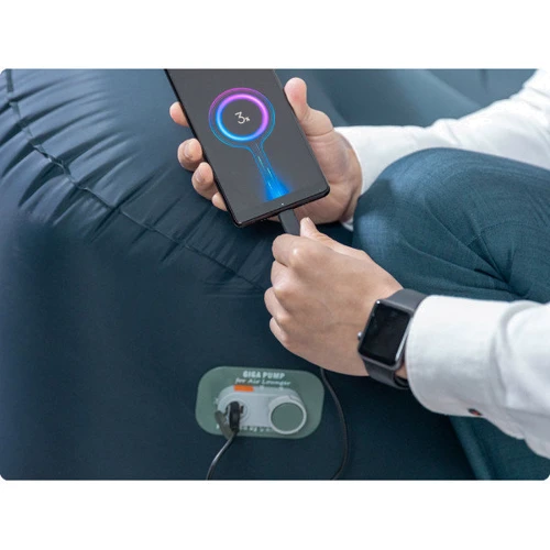 Надувний матрац Автоматичне надувне ліжко Xiaomi GIGA Lounger GS1 (MQC001) Orange: Матеріал Полиуретан, Нейлон