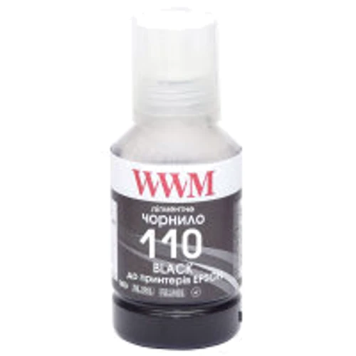 Чорнило WWM EPSON M1100/M1120 140г Black Pigmented (E110BP)