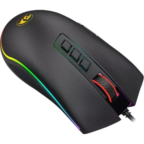 Мышь Redragon Cobra FPS M711-1 RGB USB Black (77226): Эргономика для правой руки