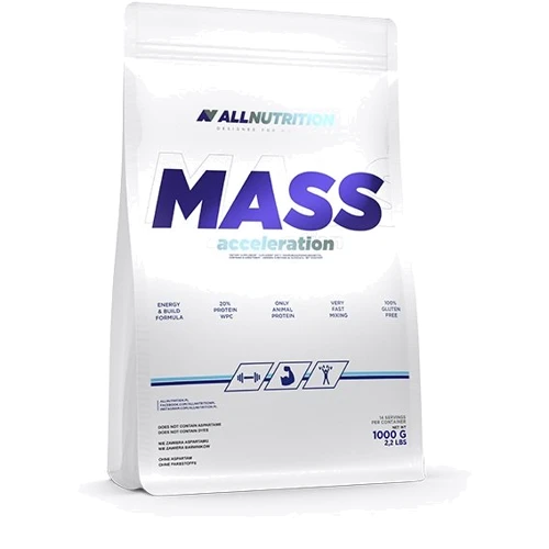 Гейнер All Nutrition Mass Acceleration 1000 g /14 servings/ Apple Pie