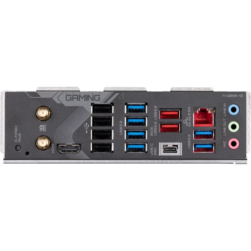 GIGABYTE X670 GAMING X AX V2: Разъемы на задней панели USB Type-C, USB 3.2 Gen 1, USB 3.1 Gen 2, USB 2.0, Ethernet RJ-45, HDMI