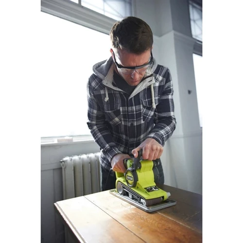 Ленточная шлифмашина Ryobi EBS 800V: Макс. скорость ленты 300 м/мин