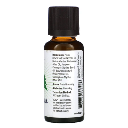 Now Foods Woodland Walk Nature Blend Essential Oils Смесь масел Хвойный лес 30 ml: Назначение Ароматизация