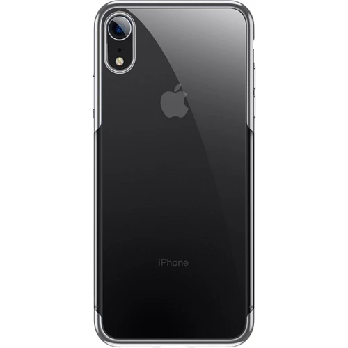 Чехол для iPhone Baseus Shining Silver (ARAPIPH61-MD0S) for iPhone XR: Материалы силикон