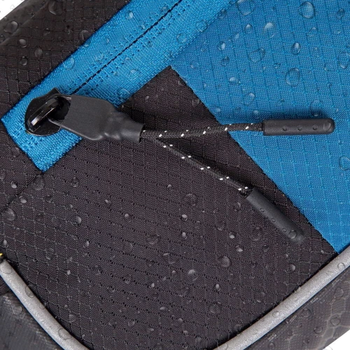 Сумка на пояс RivaCase черная (5215 (Black/blue)) фото 13