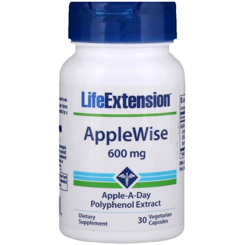 Life Extension AppleWise Polyphenol Extract 600 mg 30 Veggie Caps Полифенолы яблочные